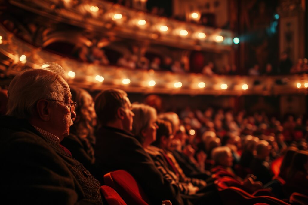 Scène de théâtre — la culture accessible à tous.